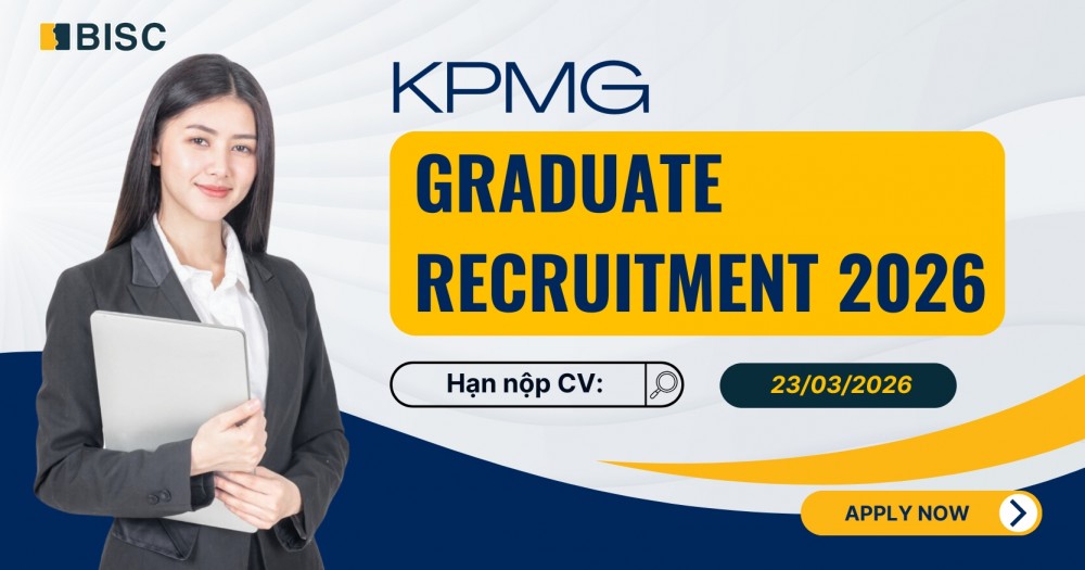 Chương trình tuyển dụng KPMG Graduate Recruitment 2026